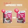 DOCTORS CHOICE Oats, High Protein Oats, 24g/27g Pure Protein Breakfast Cereals, Jaggery Sweetened, Rich in Fiber, No Additives and 0g Sugar. (750g, Dark Choco Berry)(version may vary) view 3