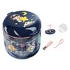 LOOM TREE Orthodontic Storage Box Waterproof Dustproof Durable Fake Teeth Denture Case Round Blue | Oral Care | Denture Care view 3