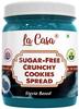 La Casa Sugar-Free Blue Crunchy Cookies Spread | Stevia Based | Product of India | 350g | view 1