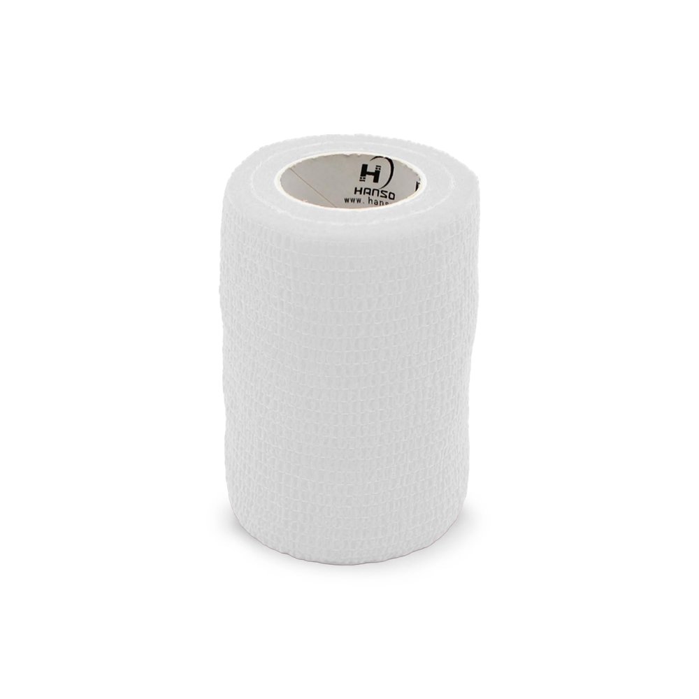 HANSO Cohesive Bandage | ComRip | Self-Adhering Bandage (3inch*5yds, White)