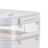 LOOM TREE Family First Aid Medical Box Storage Case Double Layer for Sewing Sports Car 24.5cmx16.5cmx15.5cm | Health Care | First Aid | Kits & Bags view 1