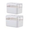 LOOM TREE Family First Aid Medical Box Storage Case Double Layer for Sewing Sports Car 24.5cmx16.5cmx15.5cm | Health Care | First Aid | Kits & Bags view 4