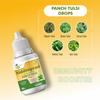 Siddhiprad Panch Tulsi Drops - 30ml Natural Immunity Booster with Goodness of Five Types of Tulsi| Cough And Cold Relief|Builds Respiratory Health| Anti-Oxidant Effect| Oral Health (30ml) view 2