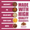 Fitspire Mocha Hazelnut Energy Bar, Pack of 8 Each 35g | Packed with Flakes, Nuts, Seeds & Oats | High Protein & Fibre Crunchy Granola Bars | 100% Plant-Based | With Almonds, Hazelnut & Chia Seeds view 3