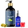 Ivory Natural Grey Beard Combo (Serum + Beard Wash) - Ayush Ministry Certified - Helps with Early Graying Beard | Manage Beard Wellness view 1