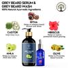 Ivory Natural Grey Beard Combo (Serum + Beard Wash) - Ayush Ministry Certified - Helps with Early Graying Beard | Manage Beard Wellness view 2