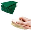 Crafts HAVELI Home Cleaning Combo of Green Scrub Pad & Wooden Cloth Washing Brush view 1