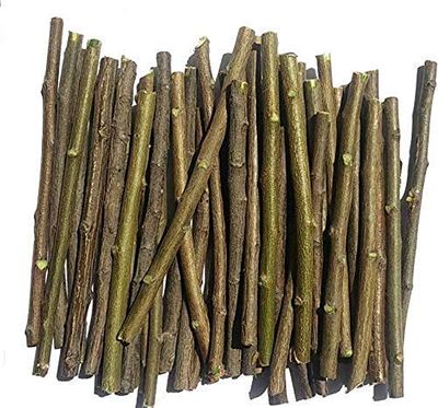 40NDTN@Neem Datun Toothbrush Nim Tree Twigs Chew Sticks for Brushing Teeth Removes Bad Breath, Relieve Tooth Ache 100% Ayurvedic Natural Organic - Pack of 40 Pieces_RTG3.13