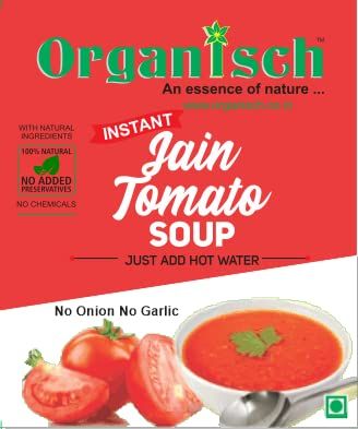 Organisch Jain Tomato Soup Instant Premix (1 kg), No Onion & Garlic, 100% Natural, No Added Preservatives, No Chemicals