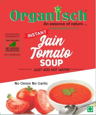 Organisch Jain Tomato Soup Instant Premix (1 kg), No Onion & Garlic, 100% Natural, No Added Preservatives, No Chemicals
