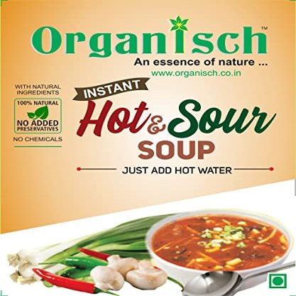 Organisch Hot & Sour Soup Instant Premix, 100% Natural, No Added Preservatives, No Chemicals