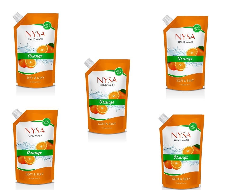 Nysa Handwash Orange(700ml) Pack Of 5