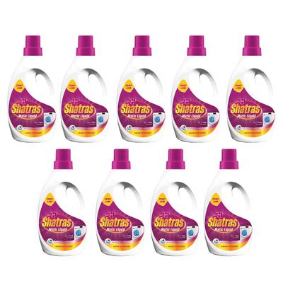 SHATRAS Matic Top Load Liquid Detergent | Stian Remover | 99.9% Germ Protection | Bio Stain Power & Ultra Color Care (Pink 9)