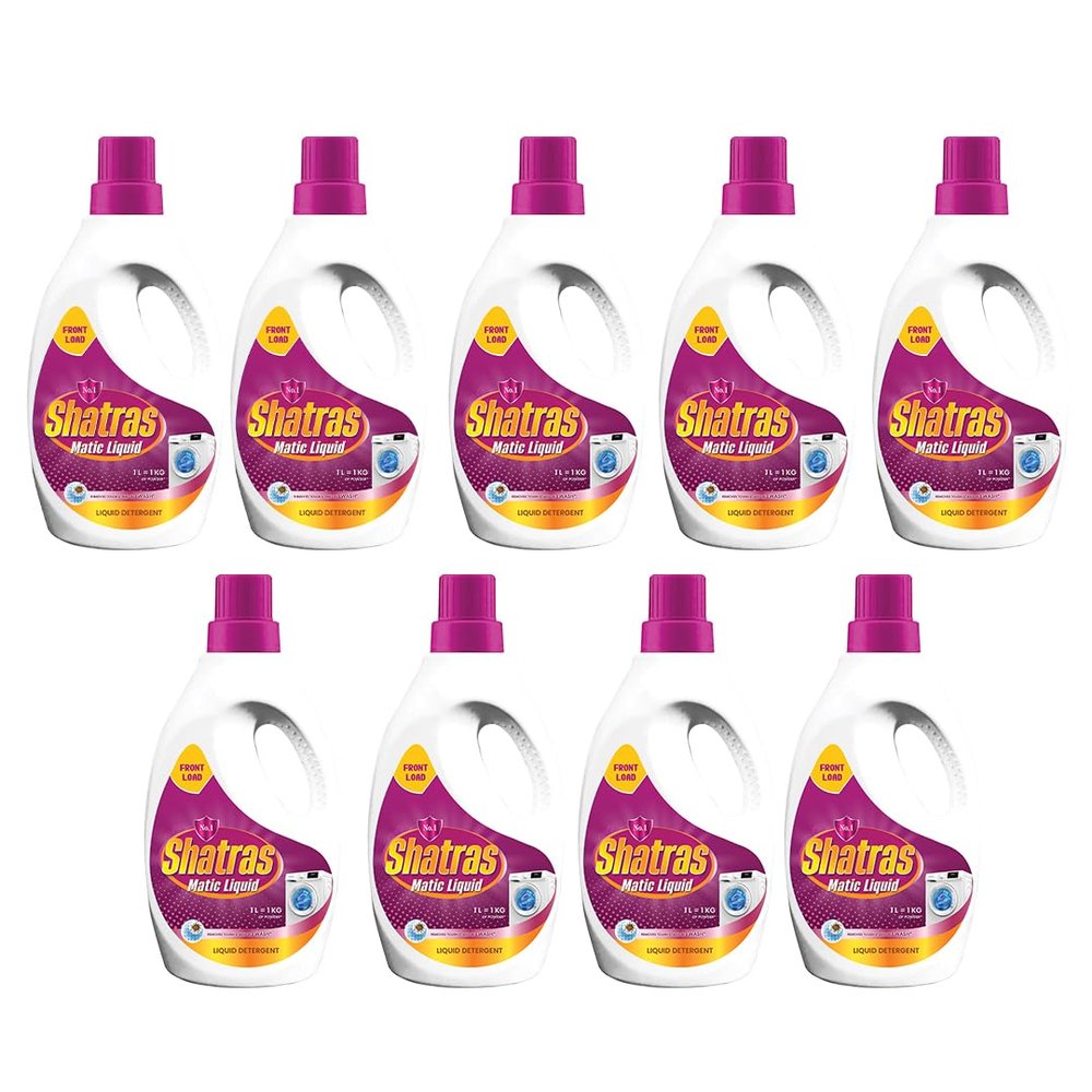SHATRAS Matic Top Load Liquid Detergent | Stian Remover | 99.9% Germ Protection | Bio Stain Power & Ultra Color Care (Pink 9)