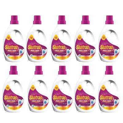 SHATRAS Matic Top Load Liquid Detergent | Stian Remover | 99.9% Germ Protection | Bio Stain Power & Ultra Color Care (Pink 10)