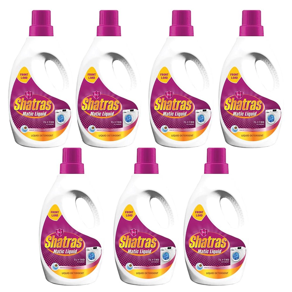 SHATRAS Matic Top Load Liquid Detergent | Stian Remover | 99.9% Germ Protection | Bio Stain Power & Ultra Color Care (Pink 7)