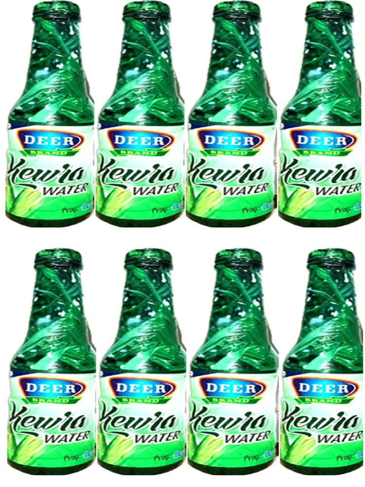DEER BRAND Rice Dishes & Mughlai Dishes Water use in Biryani, Pulao,Fried Rice, Milkshakes,ice-cream,Rasmalai,Sharbat,Rasgulla,Sweet Dishes-Desserts (Kewra Water Kewda, 2700 ML)