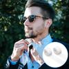 Wrixty Self Adhesive Shirt Collar Protector Disposable Collar Protector Invisible Sweat Pads Hat Shirt Neck Liner Armpit Tape Collar Protectors for Shirts Against Sweat Stains (White) view 2