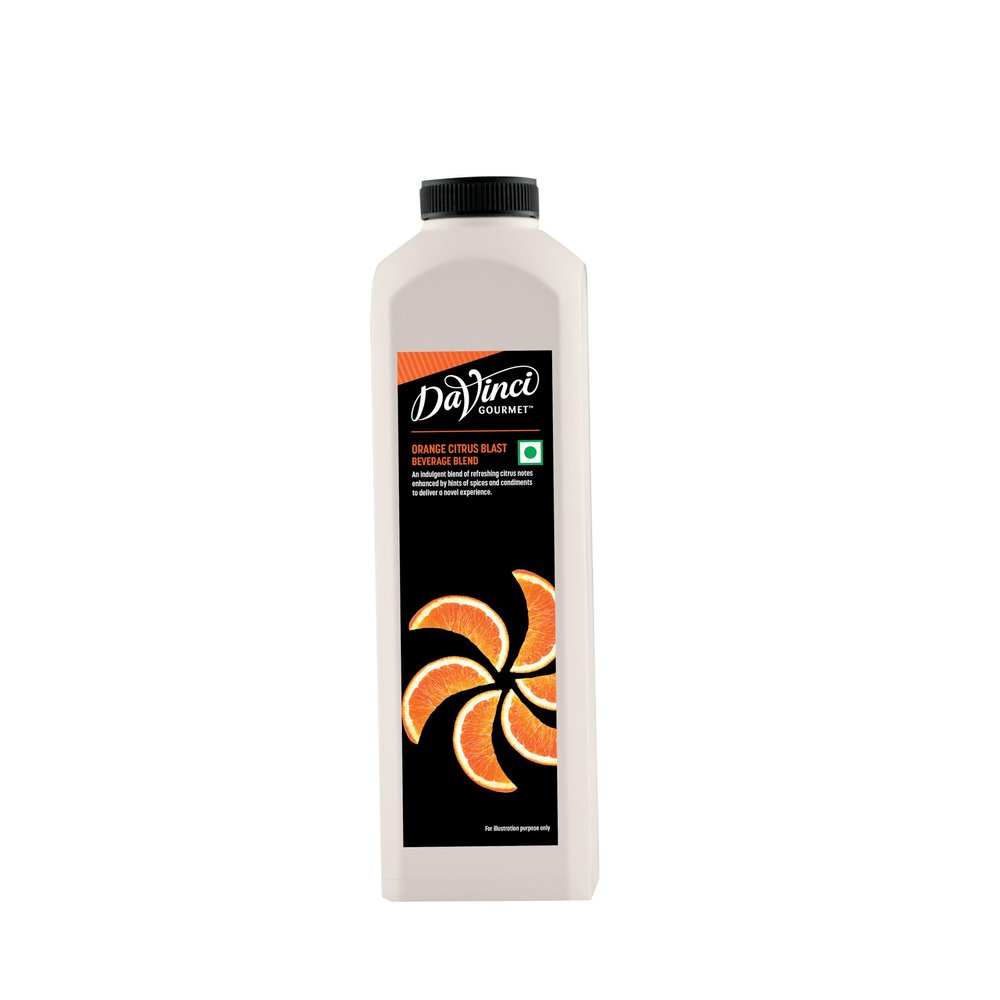 DaVinci Gourmet Orange Citrus Blast Beverage Blend | 1000ml Bottle | Zesty Citrus Syrup for Mocktails, Cocktails, Smoothies, Lemonades & Desserts | Premium Caf-Style Syrup for Home & HoReCa Use