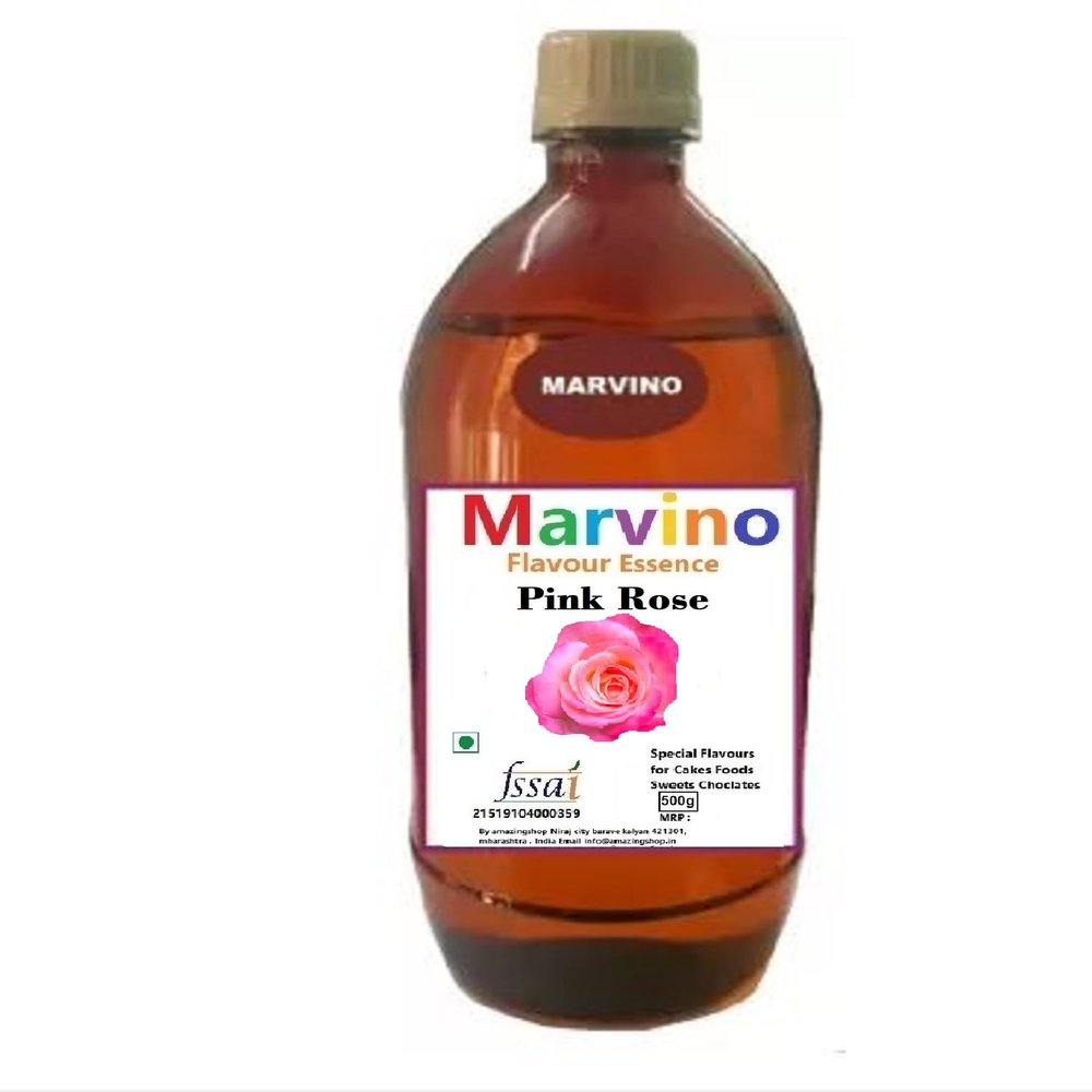Pink Rose Food flavour Essence for Cakes Whipcream Fondant Sweets Ice-Creams Chocolates Flavoring Syrup