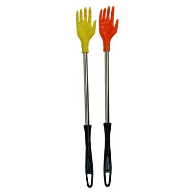 14 Inch Steel Pipe Stick Back Massager Back Scratcher, Khujli Stick for Men, Women and Kids (yellow +orange)