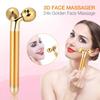 Abgrow 24k Gold 3D Y Shape Facial Roller & T Shape Electric Vibration Massager Combo Set for Women Complete Skin Care view 2