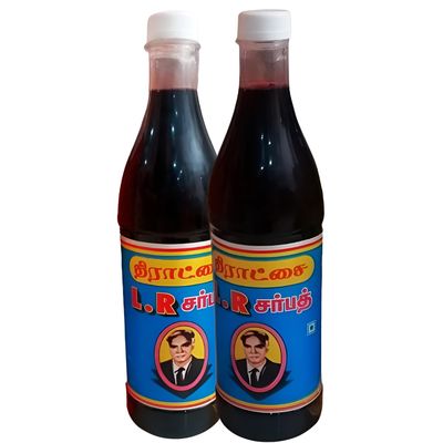 LR Nannari Sharbath 700ml | Natural & Refreshing Cool Drink | Beat the Heat with LR Nanari sarbath (Grape Sarbath, 700ml + 700ml)