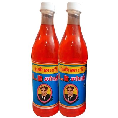 LR Nannari Sharbath 700ml | Natural & Refreshing Cool Drink | Beat the Heat with LR Nanari sarbath (Nannari Sarbath, 700ml + 700ml)