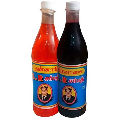 LR Nannari Sharbath 700ml | Natural & Refreshing Cool Drink | Beat the Heat with LR Nanari sarbath (Nannari + Grape Sarbath, 700ml + 700ml)