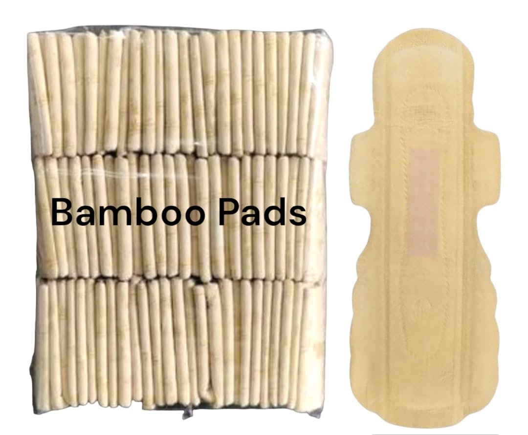 Bamboo Pads - Pack of 50 XL Size Organic Sanitary Pads