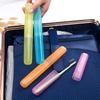 G.Fidel Travel Toothbrush Case Holder, Breathable Portable Toothbrush Container, Clear Toothbrush Holder for Home Trip Camping for Traveling Kit for Kids and Adult Toothbrush Covers (Pack of 4) view 4