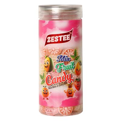 Creando ZESTEE Flavoured Sugar Sweet & Chatpata Candy Khatti Meethi Toffee for Kids 220gm (Mix Fruit)