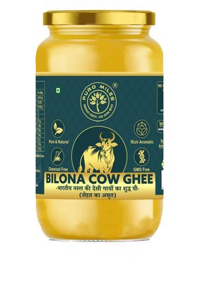A2 Desi Bilona Cow Ghee/Curd Churned/Prepared in small batches/Farm fresh pure tuppa/Nei (700mL)