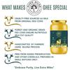 A2 Desi Bilona Cow Ghee/Curd Churned/Prepared in small batches/Farm fresh pure tuppa/Nei (700mL) view 4