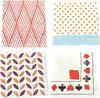 7 APPLE Paper Serviettes Cocktail Napkin Super Soft & More Absorbent Printed Tissue 50 pulls In 1 Pack (Pack Of 3, Brown) view 1