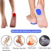 2 count (1 Pair) (Standard Free Size) Silicone Gel Heel Pads | Protector Insole Cups For Plantar Fasciitis | Heel Swelling Pain Relief | Foot Care Support Cushion | For Men And Women view 3