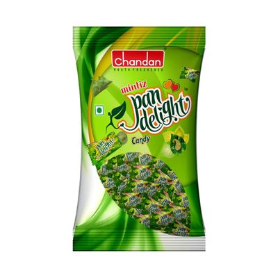 Chandan Mouth Freshener Mintiz Pan Delight | Maghai Pan Flavoured Candy, 5.47 oz / 155 g (Pack of 5)