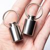Bnf Titanium Alloy Mini Pill Box Keychain Container Case Bottle Small Pocket|Health & Beauty | Health Care | Pill Boxes, Pill Cases view 1