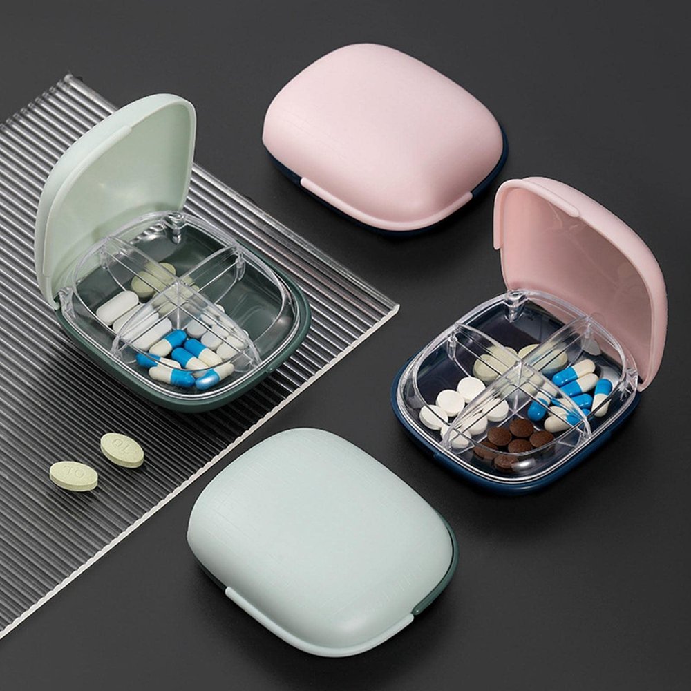 Bnf Portable Jewelry Storage Case with Lid Sealed for Travel Ear Studs Earrings|Health & Beauty | Health Care | Pill Boxes, Pill Cases