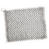 CLUB BOLLYWOOD Chain Scrubber 316 Stainless Steel Wear Resistance for Griddle Wok Scraper Small | Kitchen Tools & Gadgets | Other Kitchen Tools & Gadgets|1 Piece Cast Iron Cleaner view 1