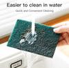 F&G SIR PRIZE Utensil Scrub Pad, 5 Pcs Dish Scrubber Scouring Pads, 4 x 3 inch Green Reusable Household Scrub Pads for Dishes, Kitchen Scrubbers & Metal Grills (Medium 1 Pack) view 3
