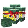 F&G SIR PRIZE Scouring Pad, 40 Pcs Dish Scrubber Scouring Pads, 4 x 6 inch Green Reusable Household Scrub Pads for Dishes, Kitchen Scrubbers & Metal Grills (Large 4 Pack) view 1