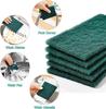 F&G SIR PRIZE Scouring Pad, 40 Pcs Dish Scrubber Scouring Pads, 4 x 6 inch Green Reusable Household Scrub Pads for Dishes, Kitchen Scrubbers & Metal Grills (Large 4 Pack) view 2