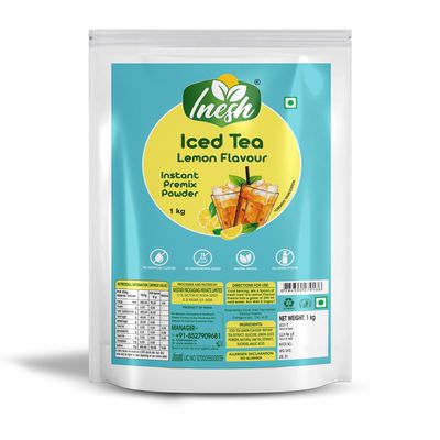 Inesh Iced Tea Lemon Flavour Instant Premix Powder Pouch 1 kg