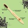 Arshad Couture Kids Bamboo Toothbrushes with Charcoal bristles | Ultra Soft | Nylon Free | Eco Friendly | Biodegradable | Bristles made with PBT (Polybutylene Terephthalate) | Organic | Pack of 6 view 2