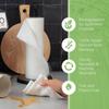 ibambo 1 Roll of Bamboo Reusable Paper Towels - Heavy Duty & Super Absorbent | Durable, Ecofriendly Machine Washable Paper Towels | 100% Rayon Derived from Bamboo | 20 Sheets Per Roll, 12"x11" Sheets view 2