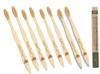 Arshad Couture Adult Bamboo Toothbrushes with Fibre bristles | Extra Soft | Nylon Free | Eco Friendly | Biodegradable | Bristles made with PBT (Polybutylene Terephthalate) | Organic | Pack of 8 view 1