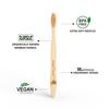 Arshad Couture Adult Bamboo Toothbrushes with Fibre bristles | Extra Soft | Nylon Free | Eco Friendly | Biodegradable | Bristles made with PBT (Polybutylene Terephthalate) | Organic | Pack of 8 view 2
