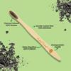 Arshad Couture Adult Bamboo Toothbrushes with Charcoal bristles | Soft | Nylon Free | Eco Friendly | Biodegradable | Bristles made with PBT (Polybutylene Terephthalate) | Organic | Pack of 6 view 2