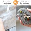 DREHOTRY Dish Wash Scrub Cloth Pad Sponge | Double-Sided Scrubber | Multifunctional Non Scratch Wire Dishcloth | Ideal for Dishes & Kitchen Surfaces (Pack of 2) view 4